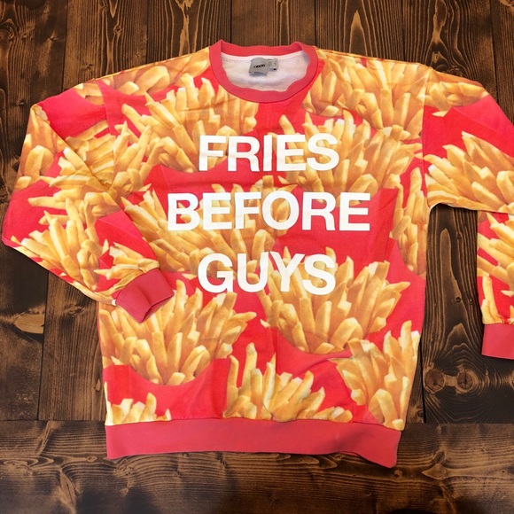 ASOS Fries Before Guys Sweatshirt - Picture 1 of 7